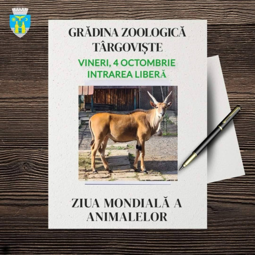 Ziua Mondială a Animalelor, sărbătorită la Grădina Zoologică din Târgoviște