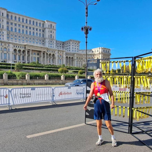 Costel Neacșu, mândria comunei Braniștea la Campionatul Mondial de Maraton