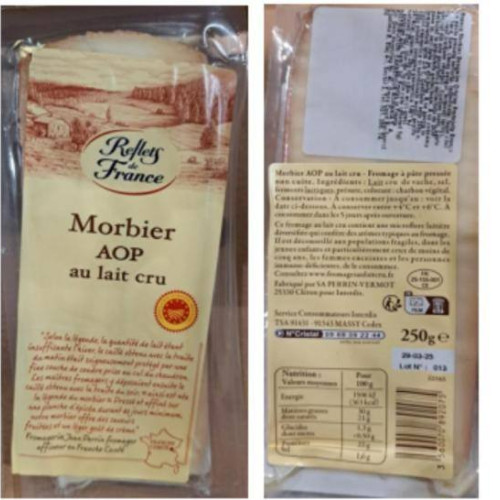 Carrefour retrage brânza MORBIER 250G RDF din cauza contaminării cu E. coli