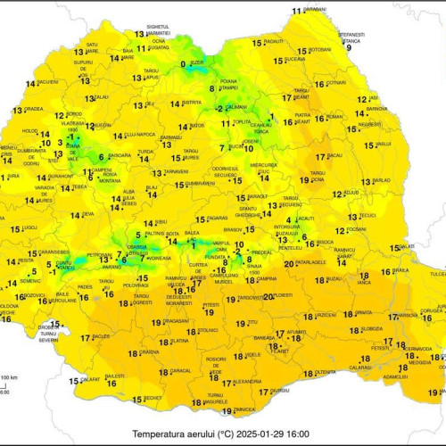 Iernile albe devin o raritate în România