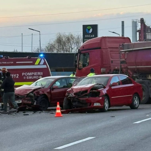 Accident rutier grav în Dumbrava, cu victime transportate la spital