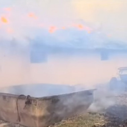 Video Incendiu în Giurgiu cu pierderi majore