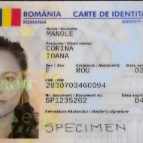 Noile cărți de identitate vor conține informații despre sexul persoanei