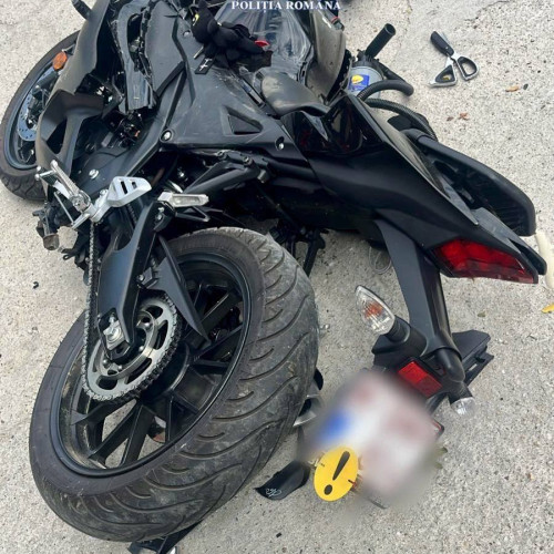 Motociclist grav rănit într-un accident rutier, în afara localității Mătăsaru! 
