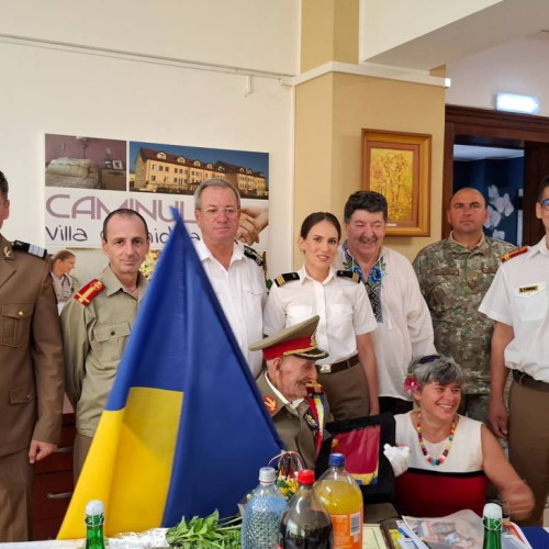 Veteranul de război dâmbovițean, Ion Banu, sărbătorit la împlinirea a 107 ani