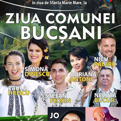 Ziua Comunei Bucșani va fi sărbătorită cu muzică, tradiție și artiști îndrăgiți, de Sfânta Maria