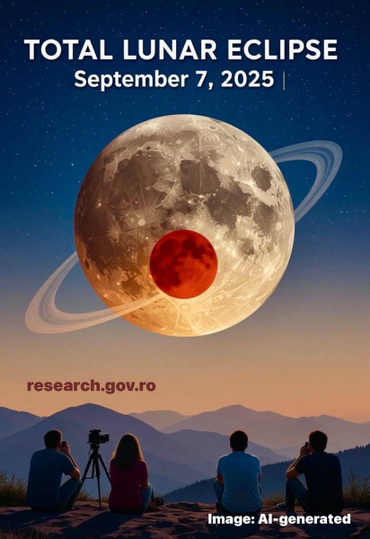 Eclipsa totală de Lună: detalii pentru observatori în România