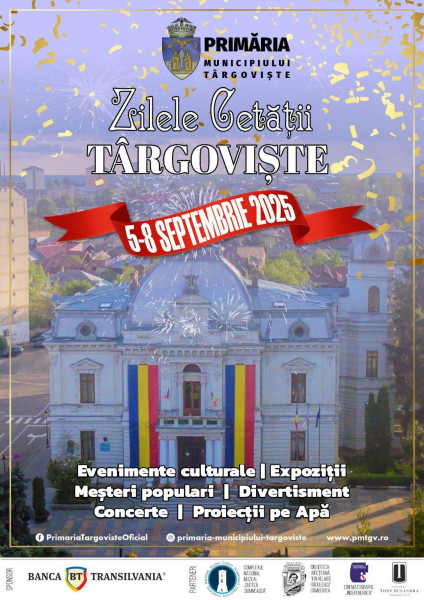 Zilele Cetății la Târgoviște: concerte, târguri și competiții pentru toate gusturile