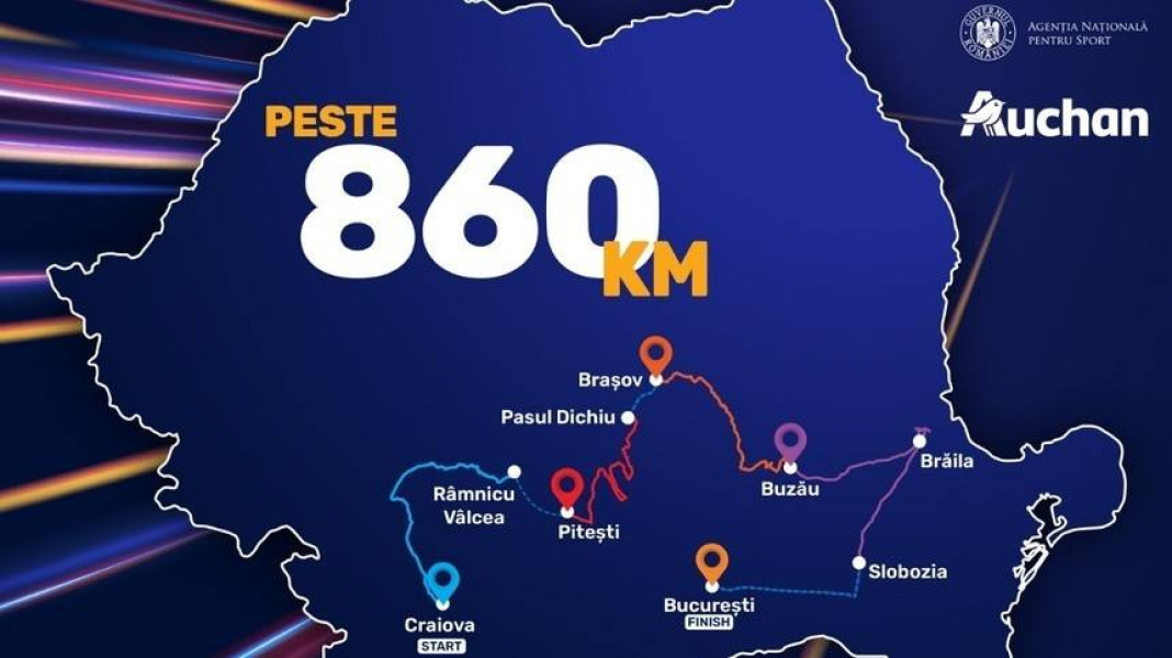 Turul României 57-a ediție debutează la Craiova, cu etape în Dâmbovița
