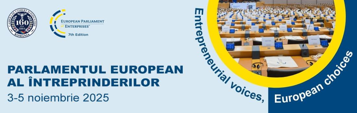 Camera din Dâmbovița invită antreprenorii la Parlamentul European al Întreprinderilor 2025