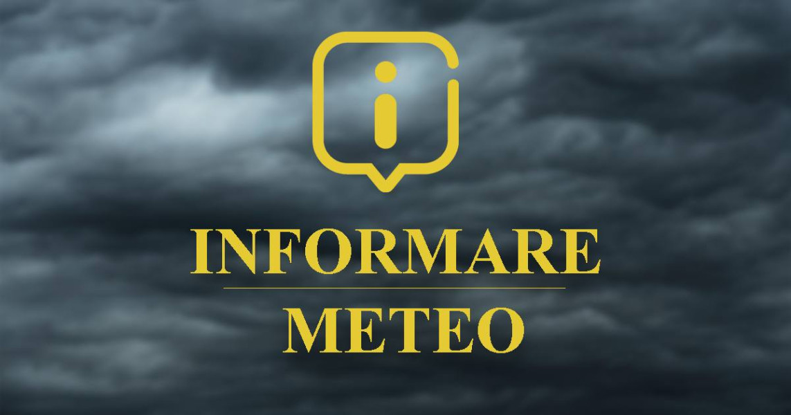Avertizare meteo: ploi cu aversă și vânt în Dâmbovița