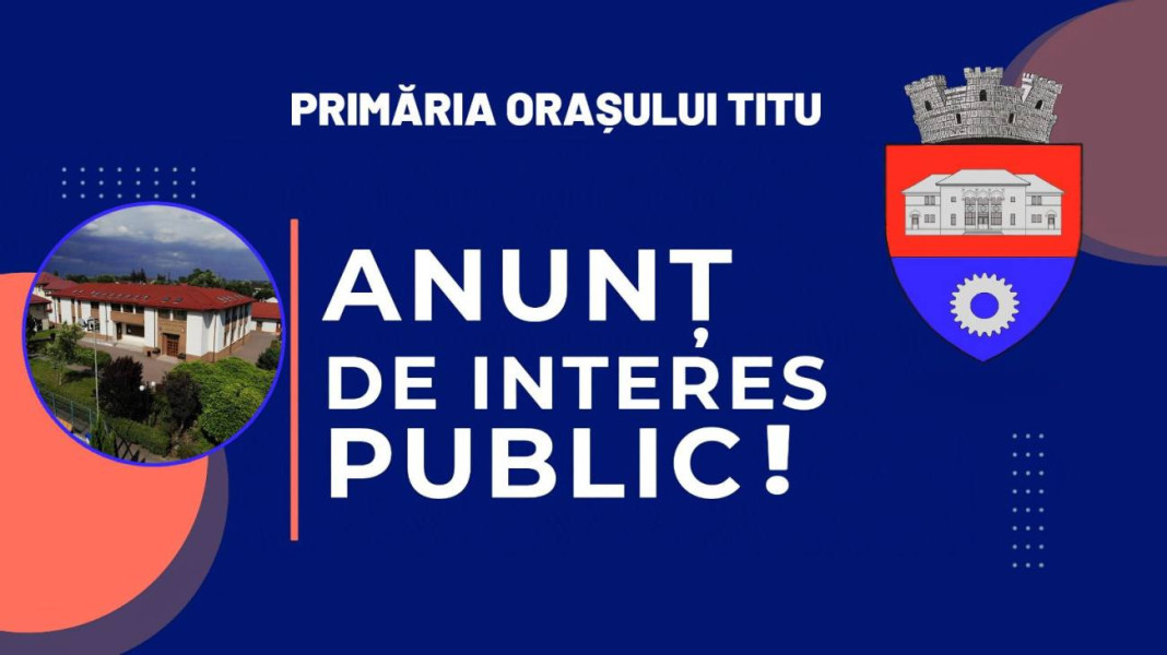 Primăria Titu oferă scutiri de la plata majorărilor pentru impozitele restante