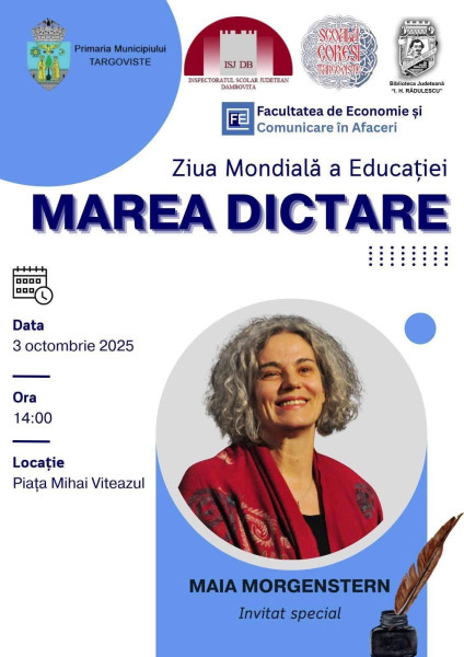 Târgoviștenii se pregătesc pentru „Marea Dictare” din Piața Mihai Viteazul