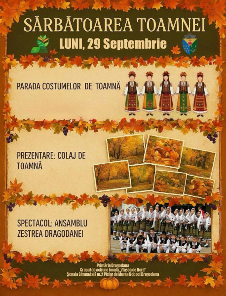 Dragodana sărbătorește toamna cu un festival dedicat tradiției și creativității