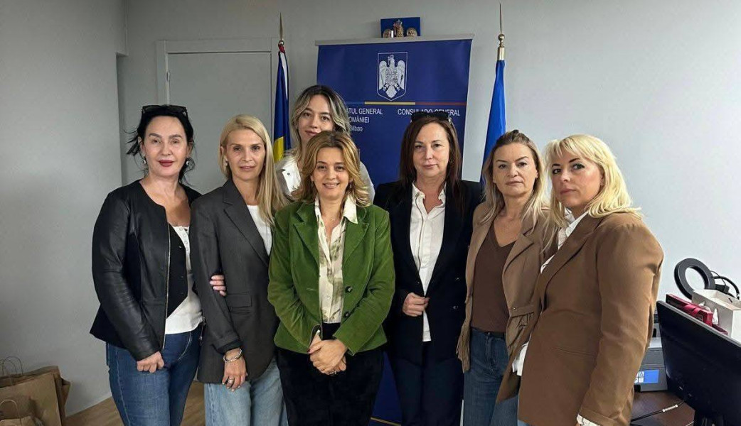 Deputatul Carmen Holban discută la Bilbao dezvoltarea relațiilor cu comunitățile românești