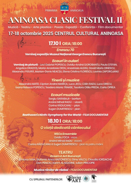 Aninoasa găzduiește a doua ediție a festivalului cultural „Aninoasa Clasic Festival”