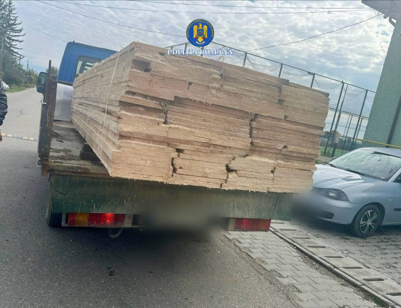 Acțiune a polițiștilor în Dâmbovița pentru verificarea transportului de mărfuri