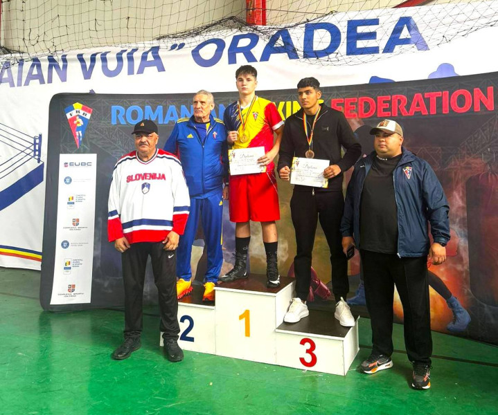 Sașa Maiceanu, medalie de bronz la Campionatul Național de box pentru juniori
