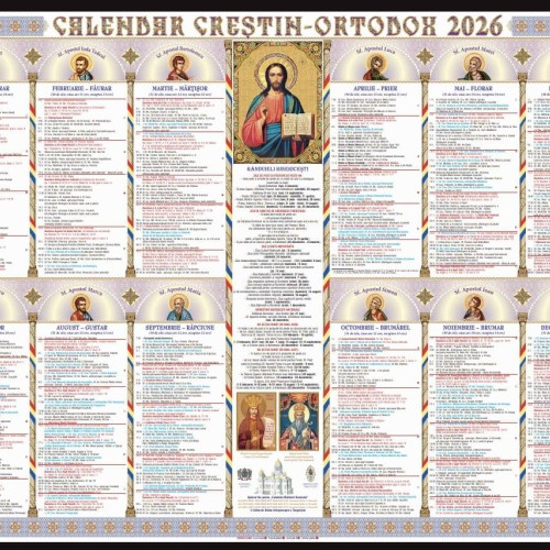 Arhiepiscopia Târgoviștei lansează calendarele bisericești pentru 2026