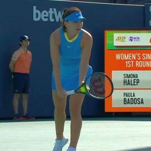 Simona Halep, înfrântă de spaniola Paula Badosa în primul tur la Miami Open
