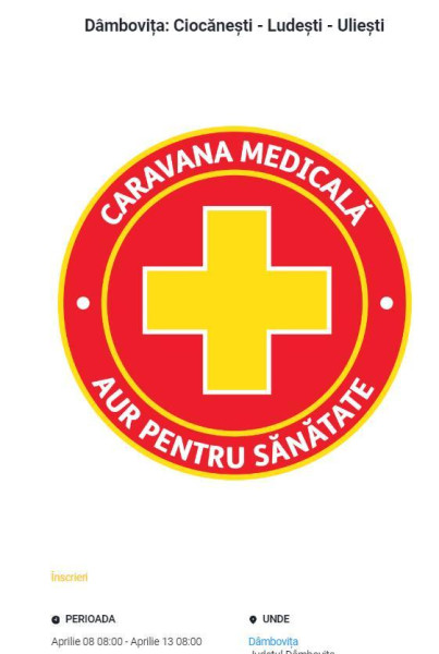 Caravana Medicală AUR ajunge în județul Dâmbovița! Va fi prezentă în trei localități!