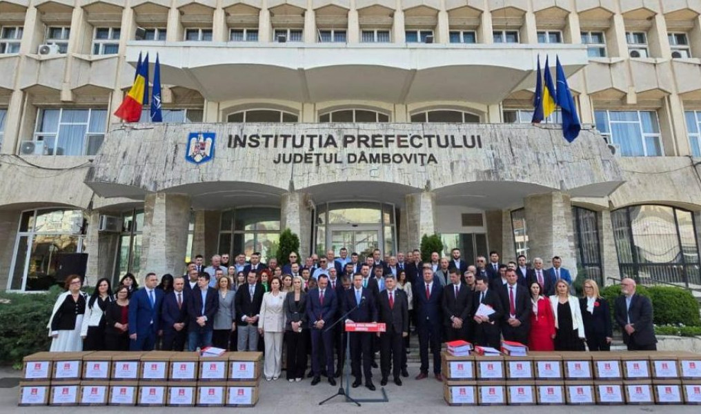 Corneliu Ștefan și-a depus candidatura pentru un nou mandat la conducerea Consiliului Județean Dâmbovița